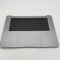 Complete topcase Keyboard Macbook pro 16” M1 A2485 Space grey