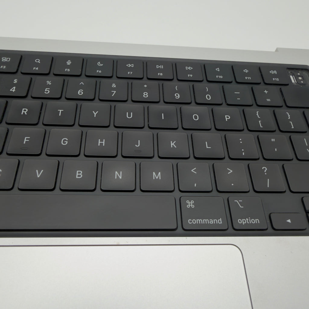 Complete topcase keyboard Macbook pro M1 14” A2442 silver (350 Cycles)