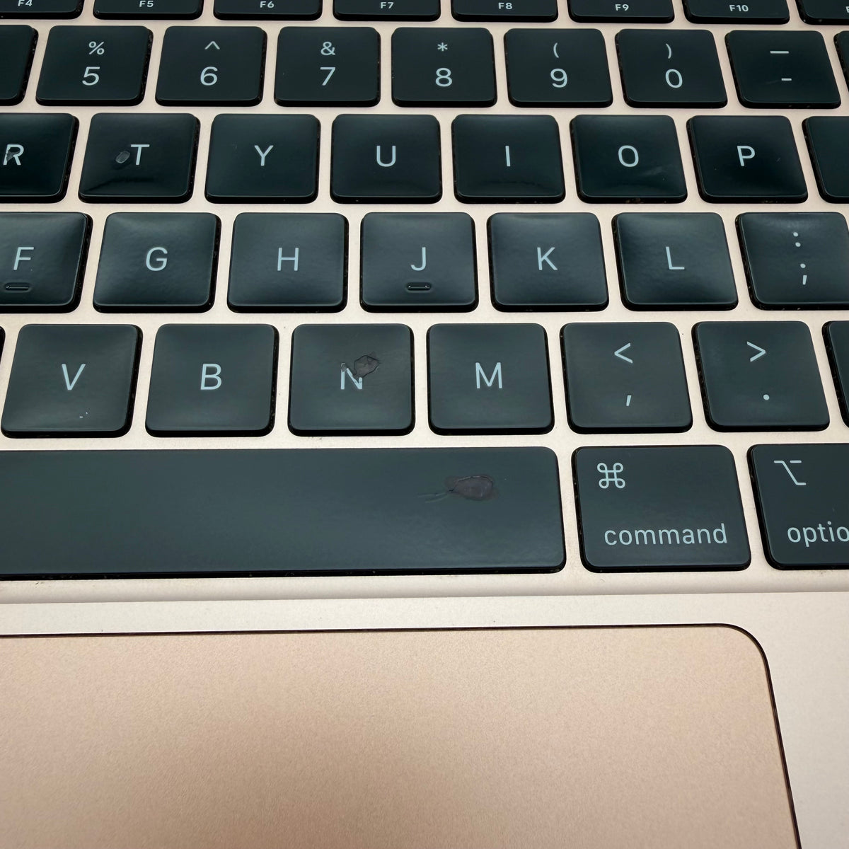 Complete topcase keyboard MacBook Air Intel 13'' A2179 Gold