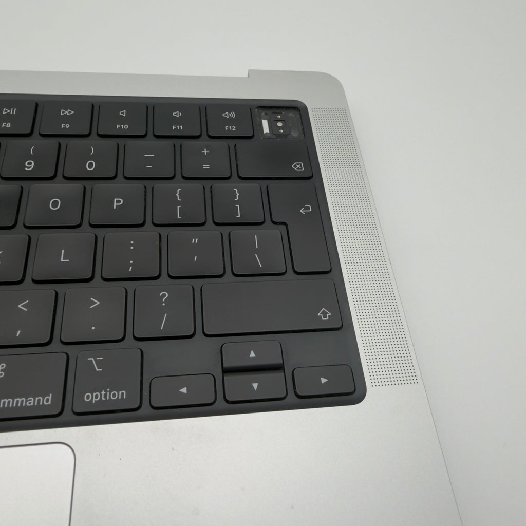 Complete topcase keyboard Macbook pro M1 14” A2442 silver (350 Cycles)