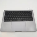 Complete topcase keyboard Macbook pro M2 14” A2779 space grey (385 Cycles)