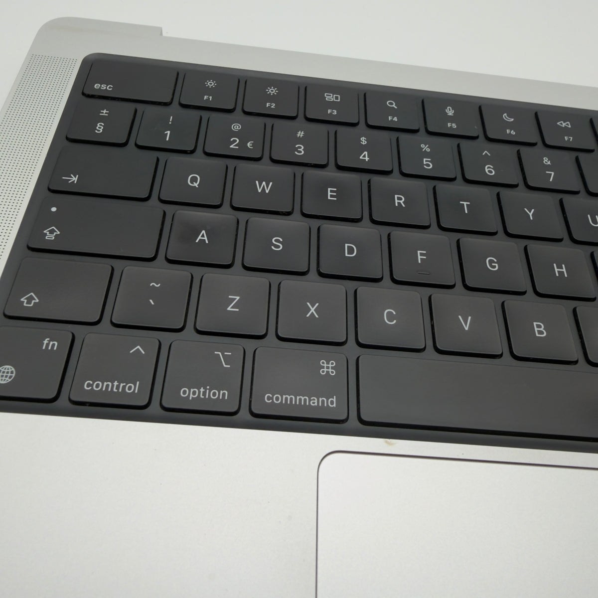 Complete topcase keyboard Macbook pro M1 14” A2442 silver (350 Cycles)